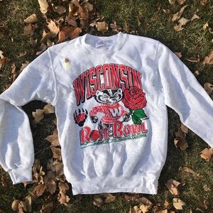 Vintage Rose Bowl Crewneck- Small+Medium